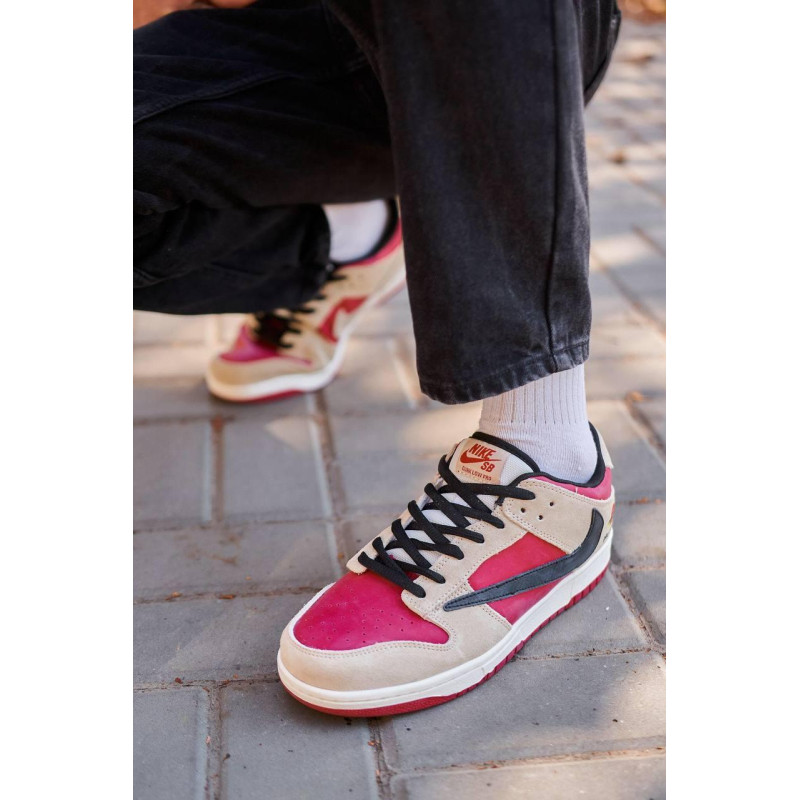 Кросівки Nike SB Dunk Low x Travis Scott PlayStation Red