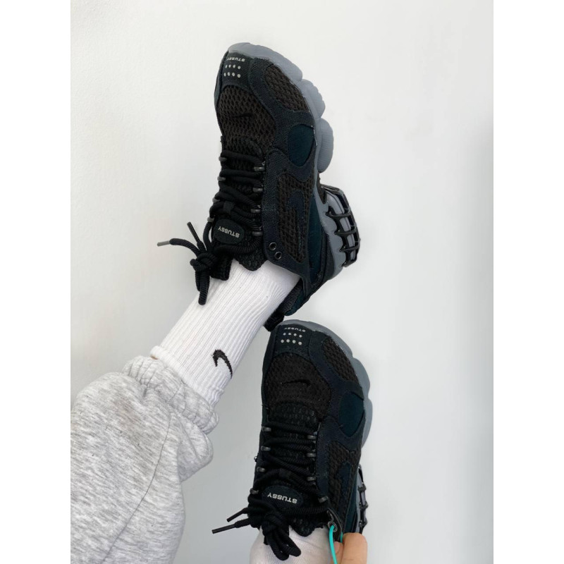 Кросівки Nike x Stussy Air Zoom Spiridon Cage Black