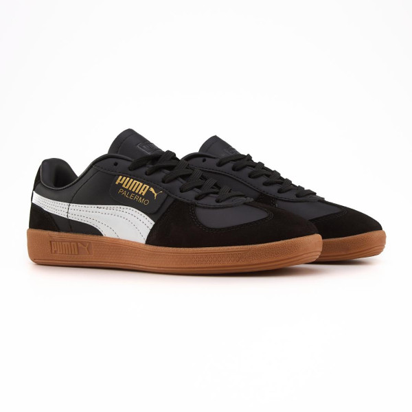 Кросівки Puma Palermo Leather Black White Gum