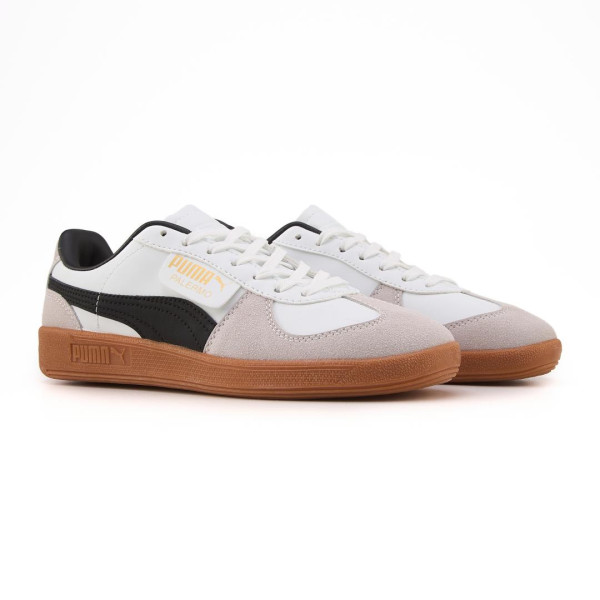 Кросівки Puma Palermo Leather White Grey Black Gum