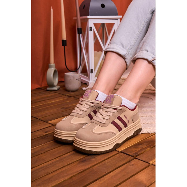 Кросівки Sneakers 1995 Beige Red