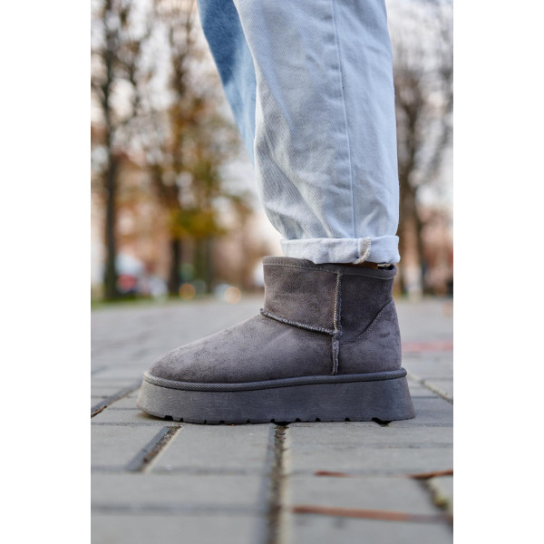 Угги UGG Classic Mini Plarform Grey (No Name)