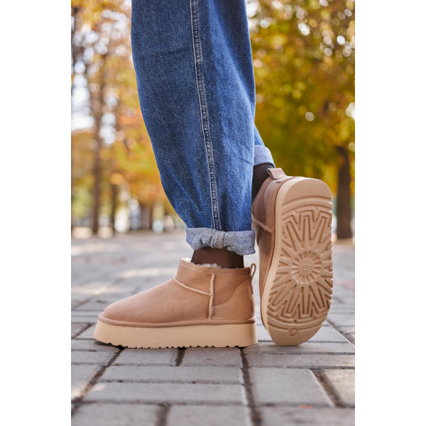 Угги Ugg Classic Ultra Mini Platform Beige v2