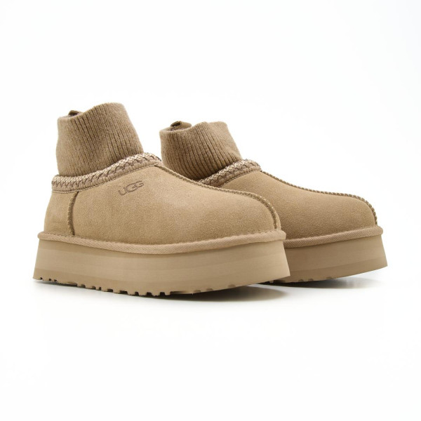 Чобітки Ugg Tasman Platform Sock Beige v2