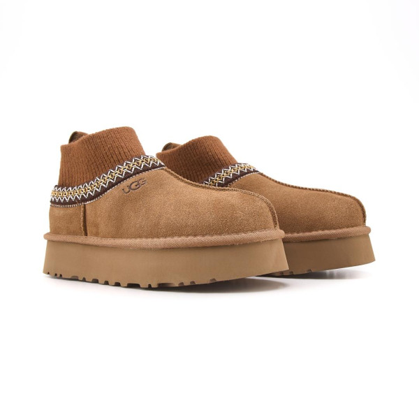 Чобітки Ugg Tasman Platform Sock Chestnut
