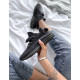Кросівки Adidas Yeezy Boost 350 V2 Black (хРефлективные шнурки)
