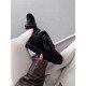 Чобітки UGG Lowmel Sneaker Black (Beige Fur)