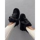 Чобітки UGG Lowmel Sneaker Black (Beige Fur)